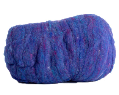 Hand Dyed Wool Batting Iris