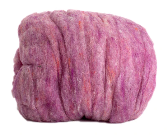 Hand Dyed Wool Batting Water Aster