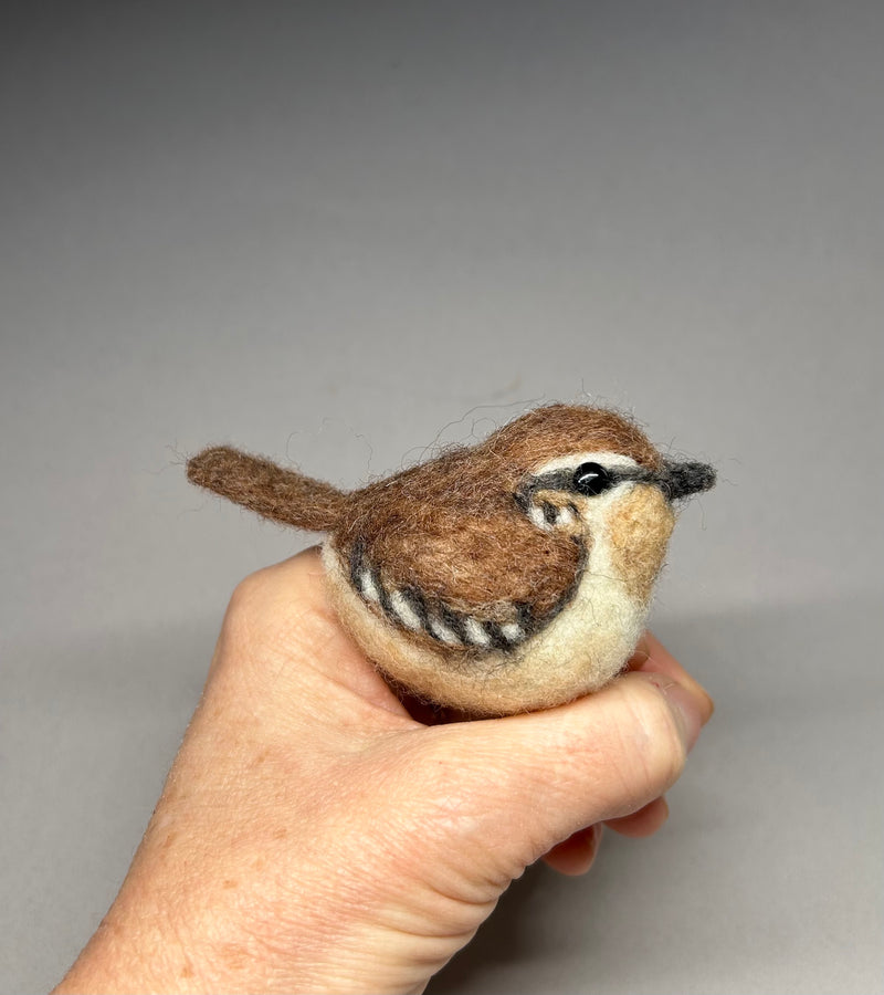 A Flight of Fancy Series - Wren Needle Felting Class