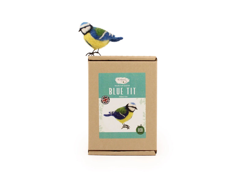 The Makers Blue Tit Needle Felting Kit