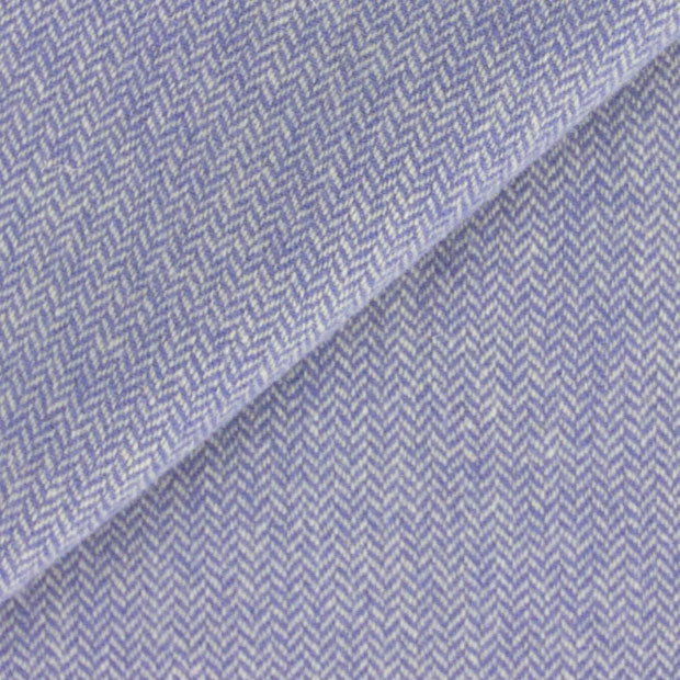 Dorr Periwinkle & White Bolt Wool