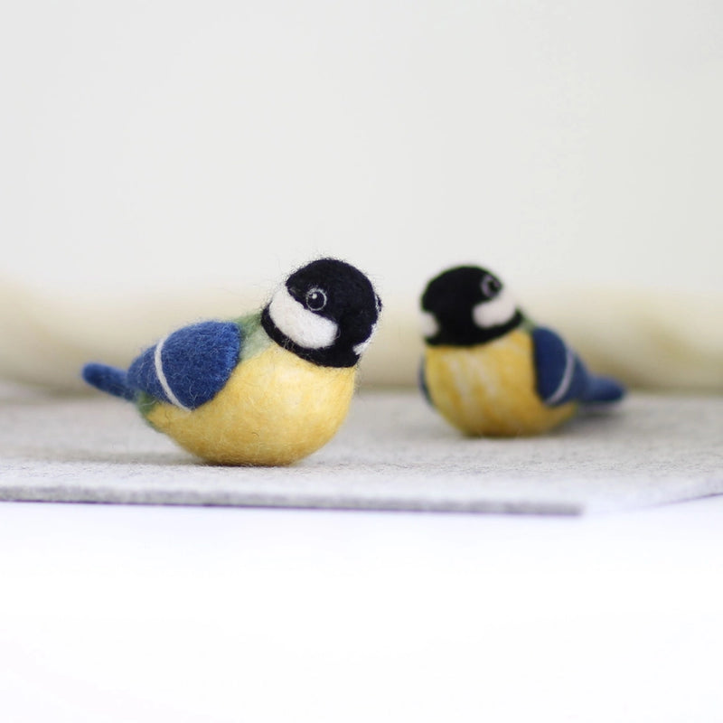 Great Tits Needle Felting Kit by Hawthorne Handmade