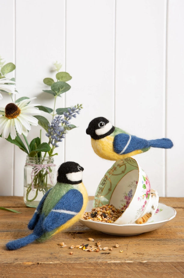 Great Tits Needle Felting Kit by Hawthorne Handmade