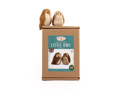 The Makers Little Owl Needle Felting Kit