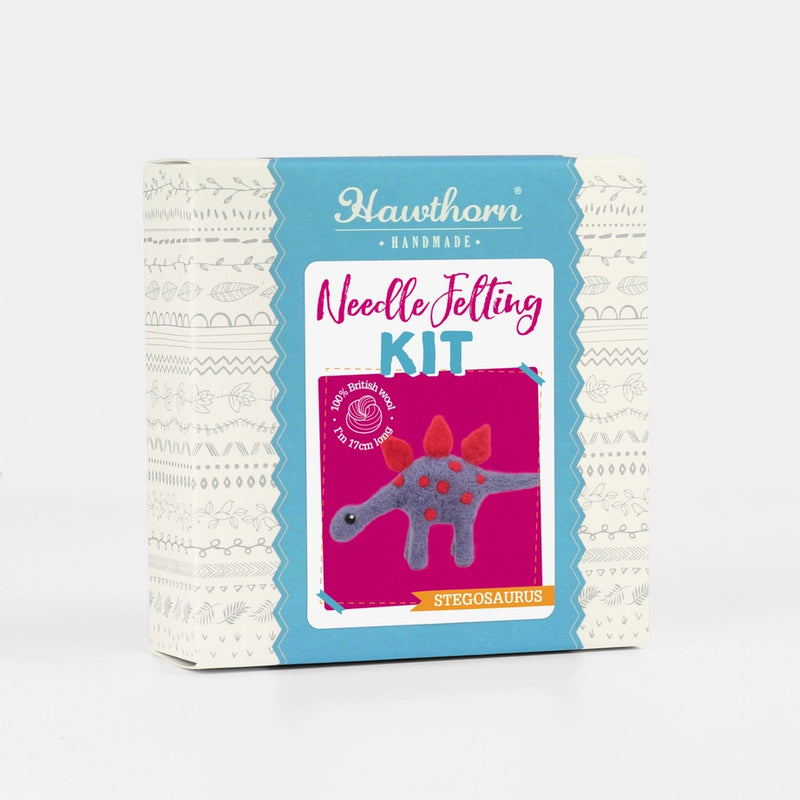 Stegosaurus Mini Needle Felting Kit by Hawthorne Handmade
